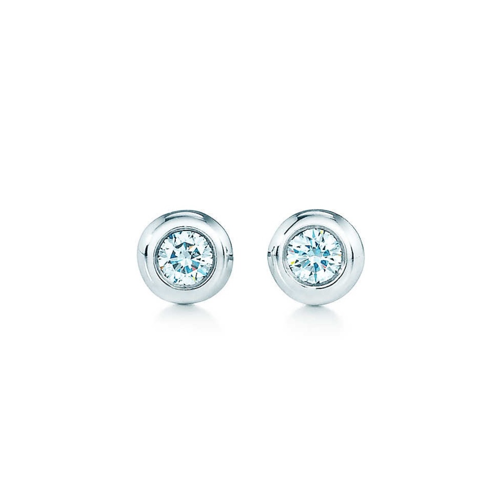 Tiffany .06 carat diamond earrings